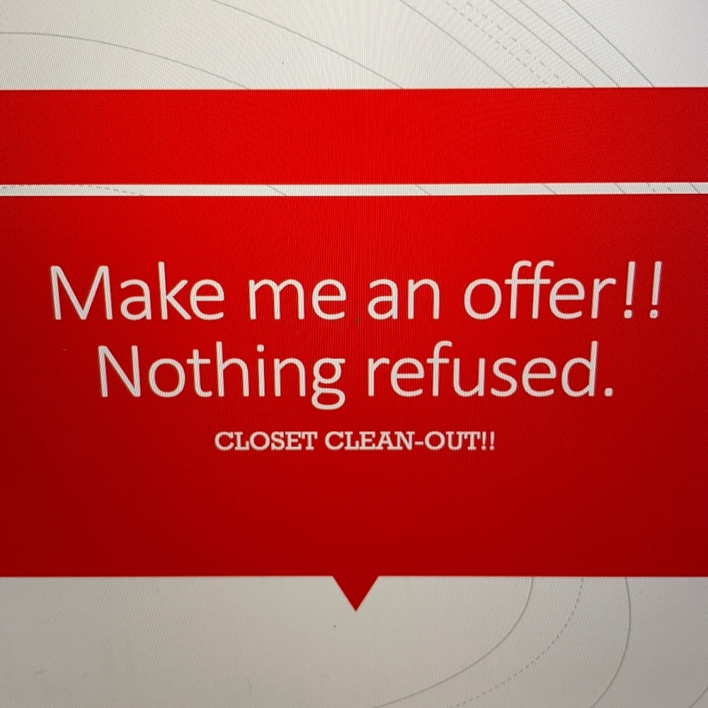 Make me an offer!